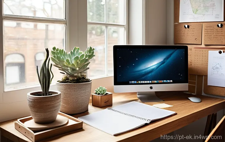 아이디어 생성의 지속적 개선 방법 - **Prompt:** A focused individual (gender-neutral, 30s) at a sleek, minimalist desk, deeply engaged i...